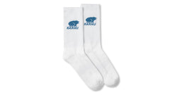 Karhu Classic Logo Sock - Bright White / Avio