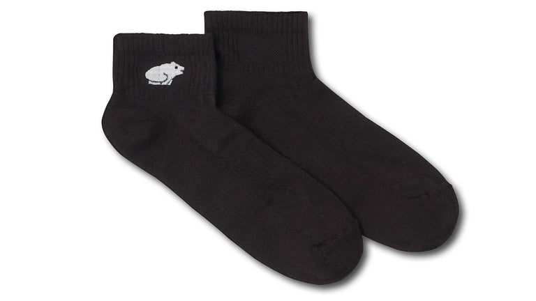 Socks | Men Karhu Classic Logo Half Sock Jet Black/Bright White