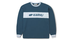 Sweatshirts | Men Karhu Blocked Logo Sweatshirt Blue Wing Teal / White