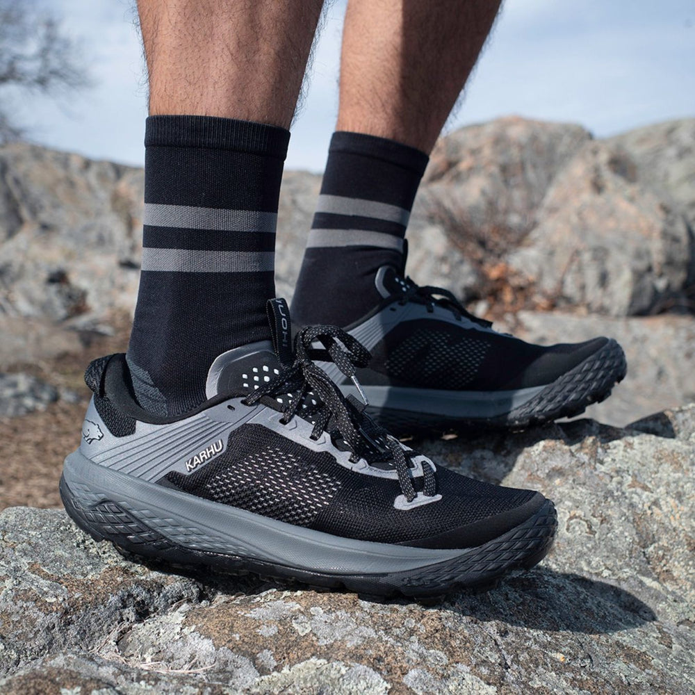 Black water resistant men's KARHU Ikoni Trail running shoe – Karhu US