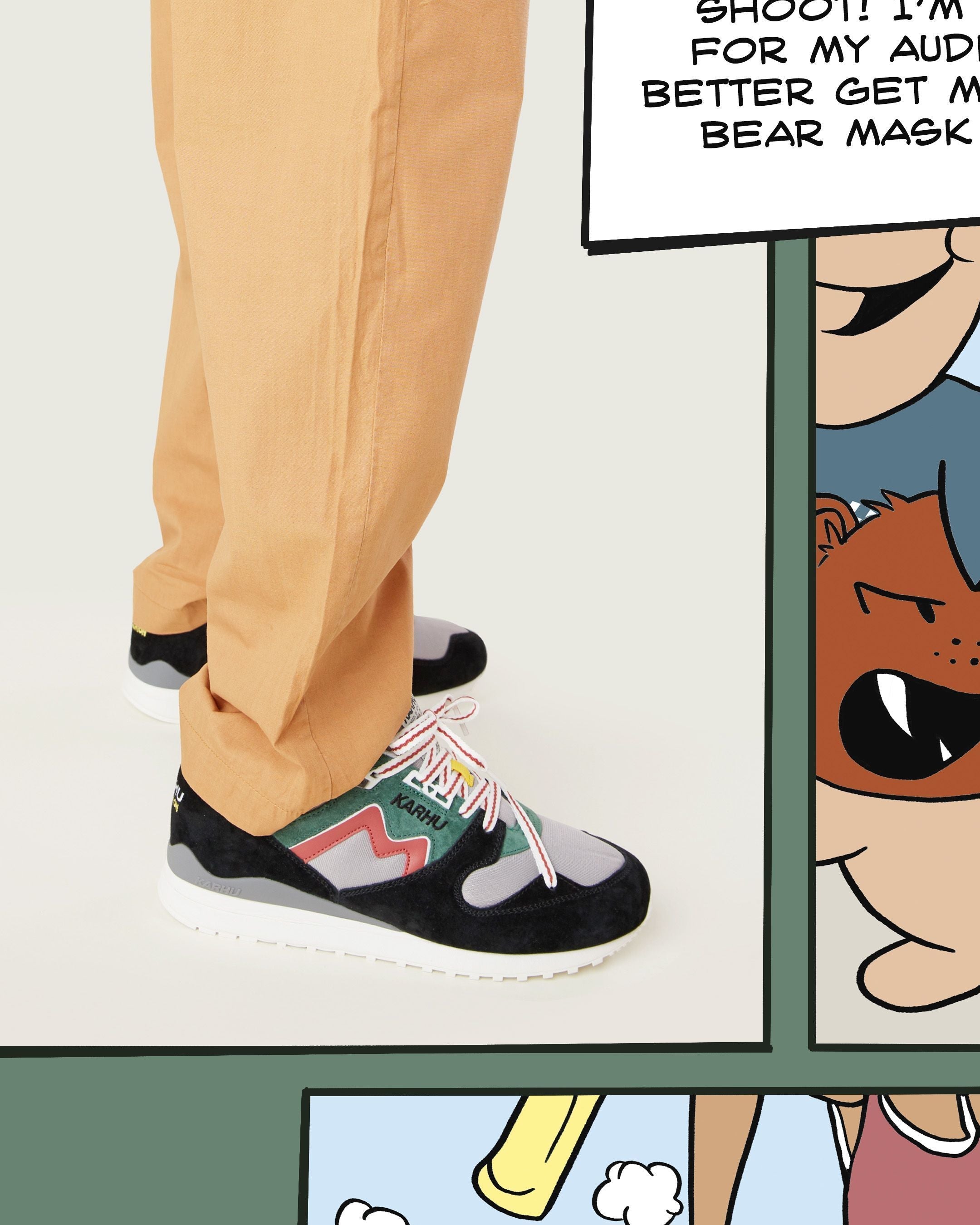 Synchron classic - jet black / hot sauce – Karhu US