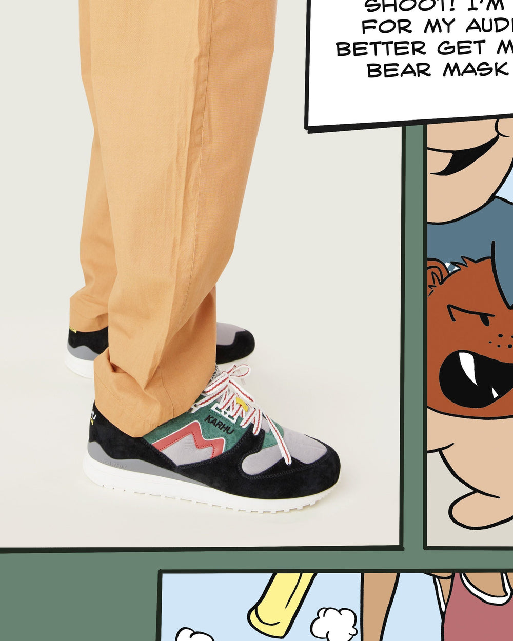 Synchron classic - jet black / hot sauce – Karhu US