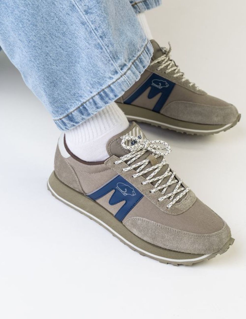 Karhu Albatross Control Vintage Khaki / Blue Opal F820010 sneakers – Karhu US