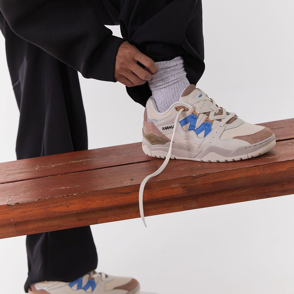 Karhu Fusion XT Warm Taupe / Azure Blue - Lifestyle sneakers – Karhu US