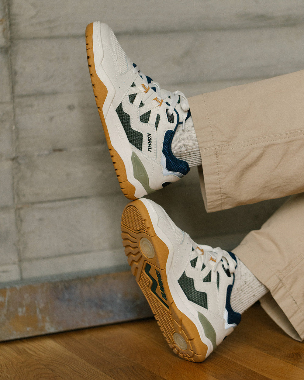 Karhu Fusion XT Blanc De Blanc / Blue Opal - Lifestyle sneakers – Karhu US