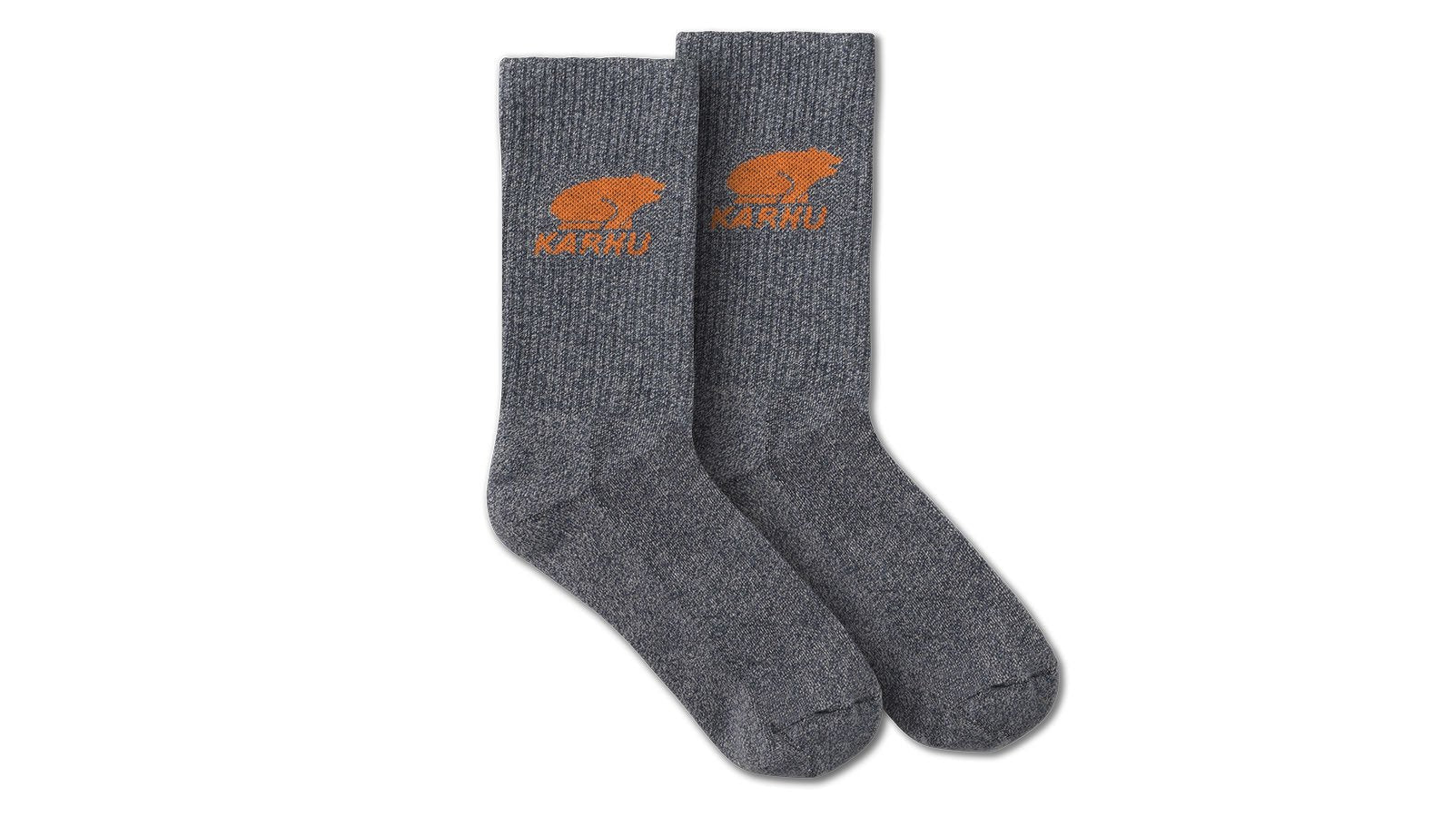 Karhu Classic Logo Sock - Dark Grey Melange / Carota