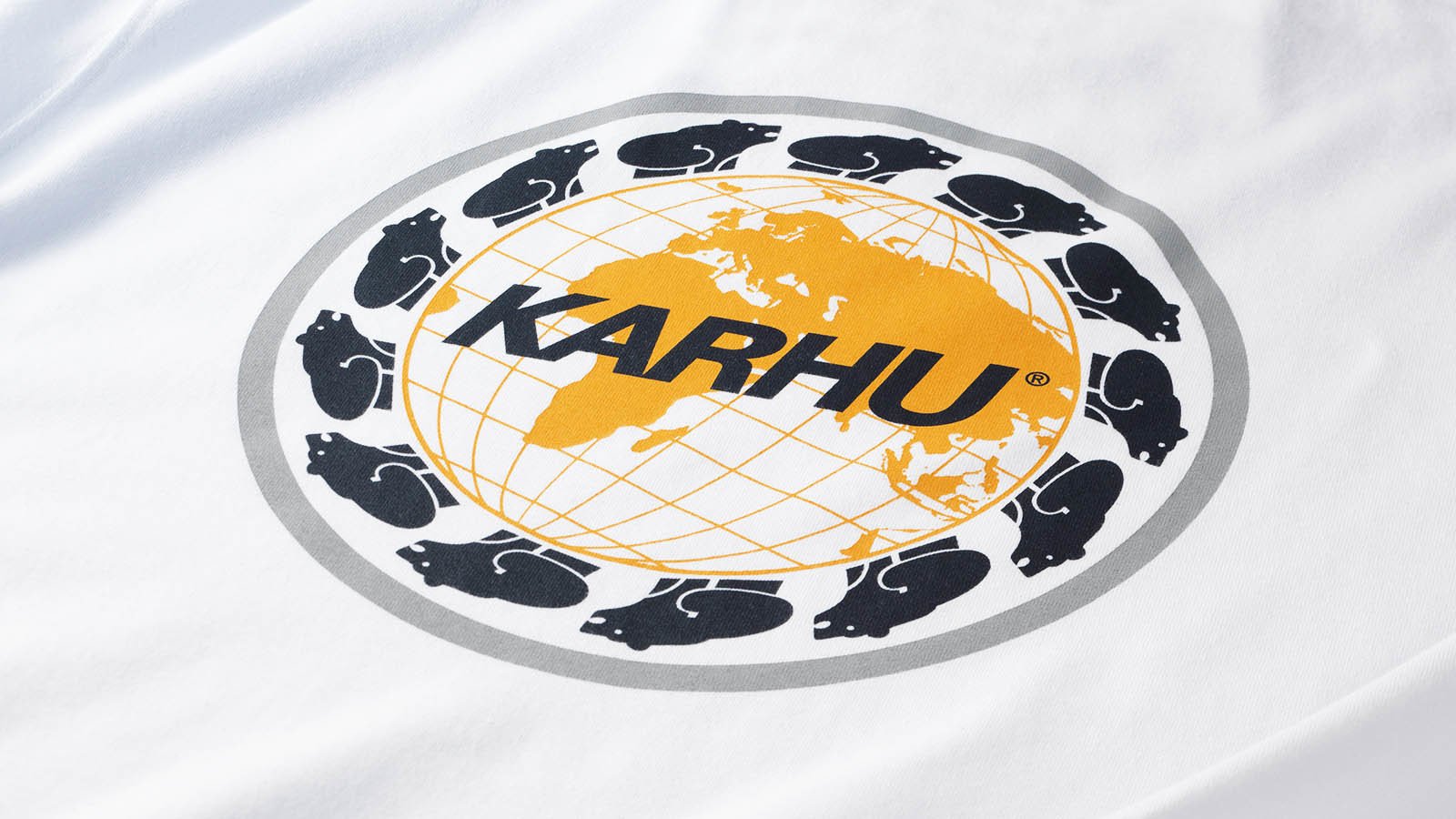 Karhu worldwide t-shirt - white / india ink – Karhu US