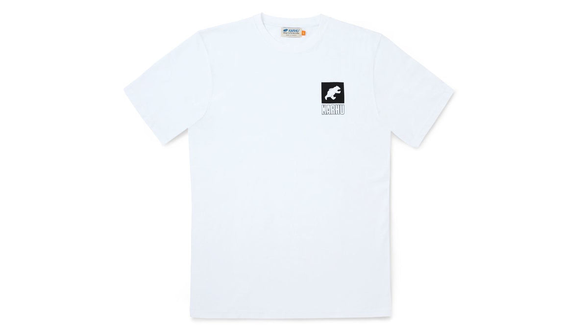 sport bear logo t-shirt white / jet black – Karhu US