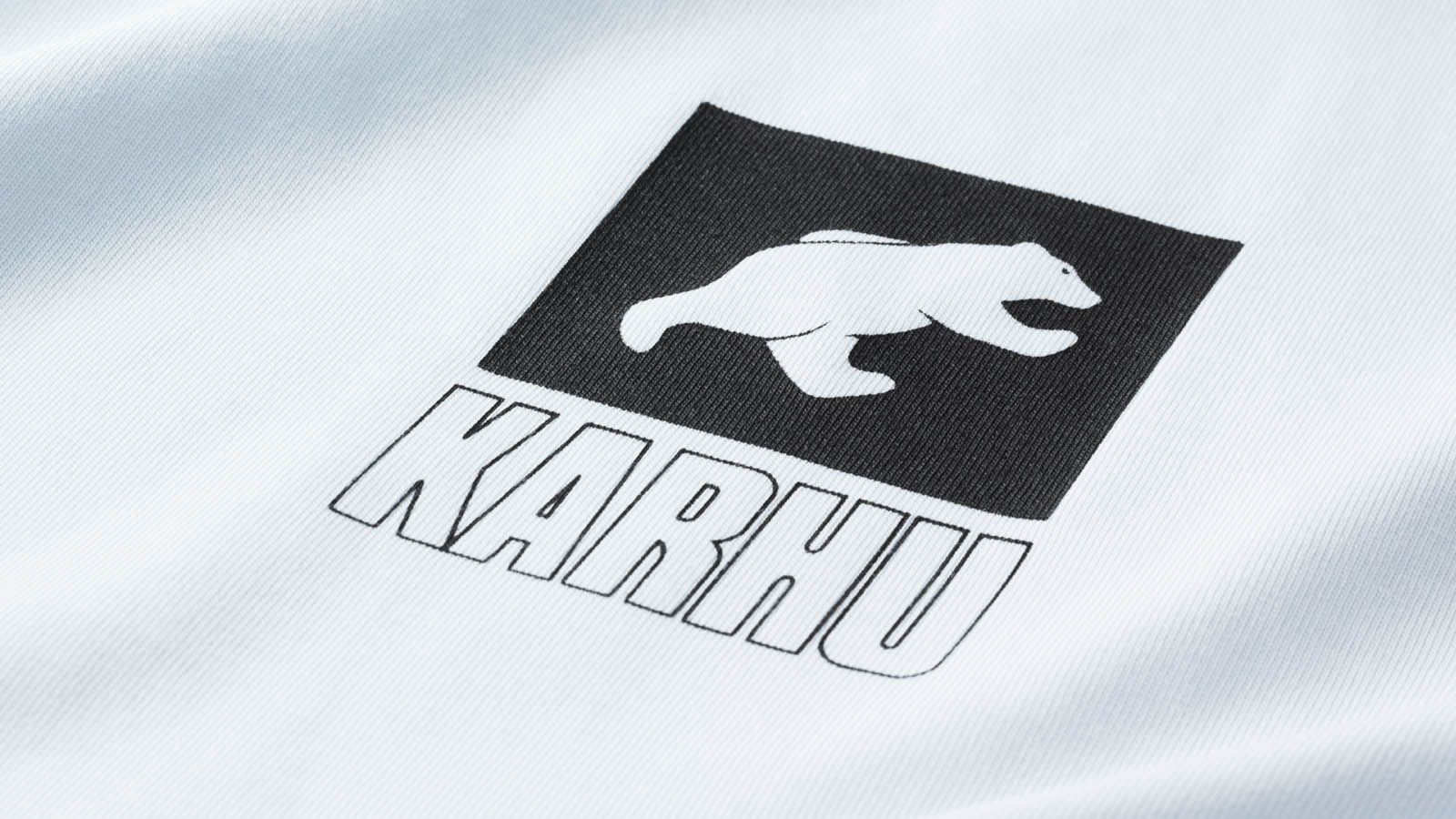 sport bear logo t-shirt white / jet black – Karhu US