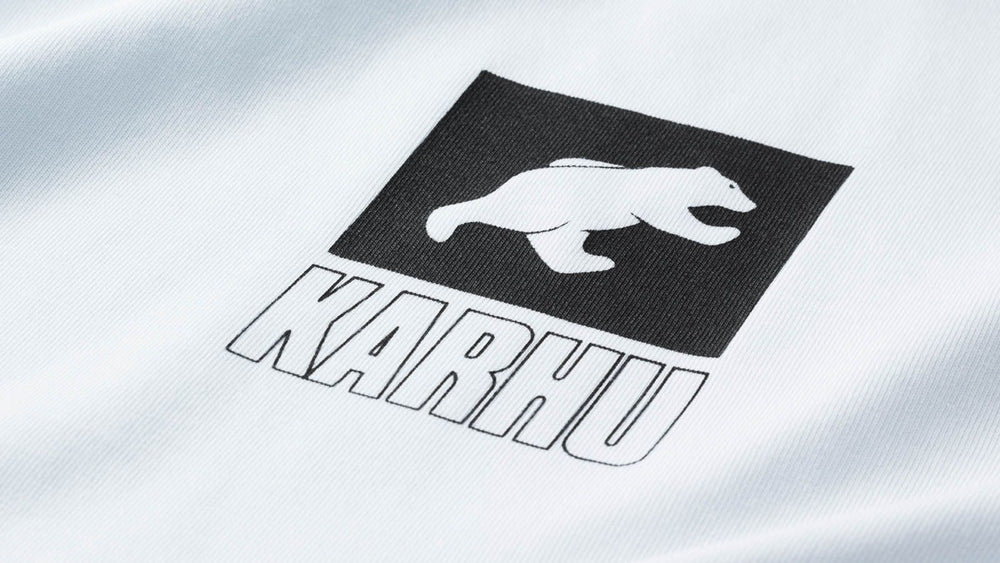 sport bear logo t-shirt white / jet black – Karhu US