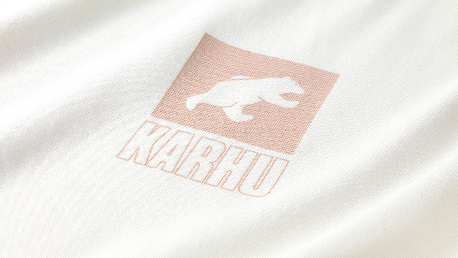 Karhu Sport Bear Logo T-Shirt - Sugar Swizzle / Cameo Rose – Karhu US