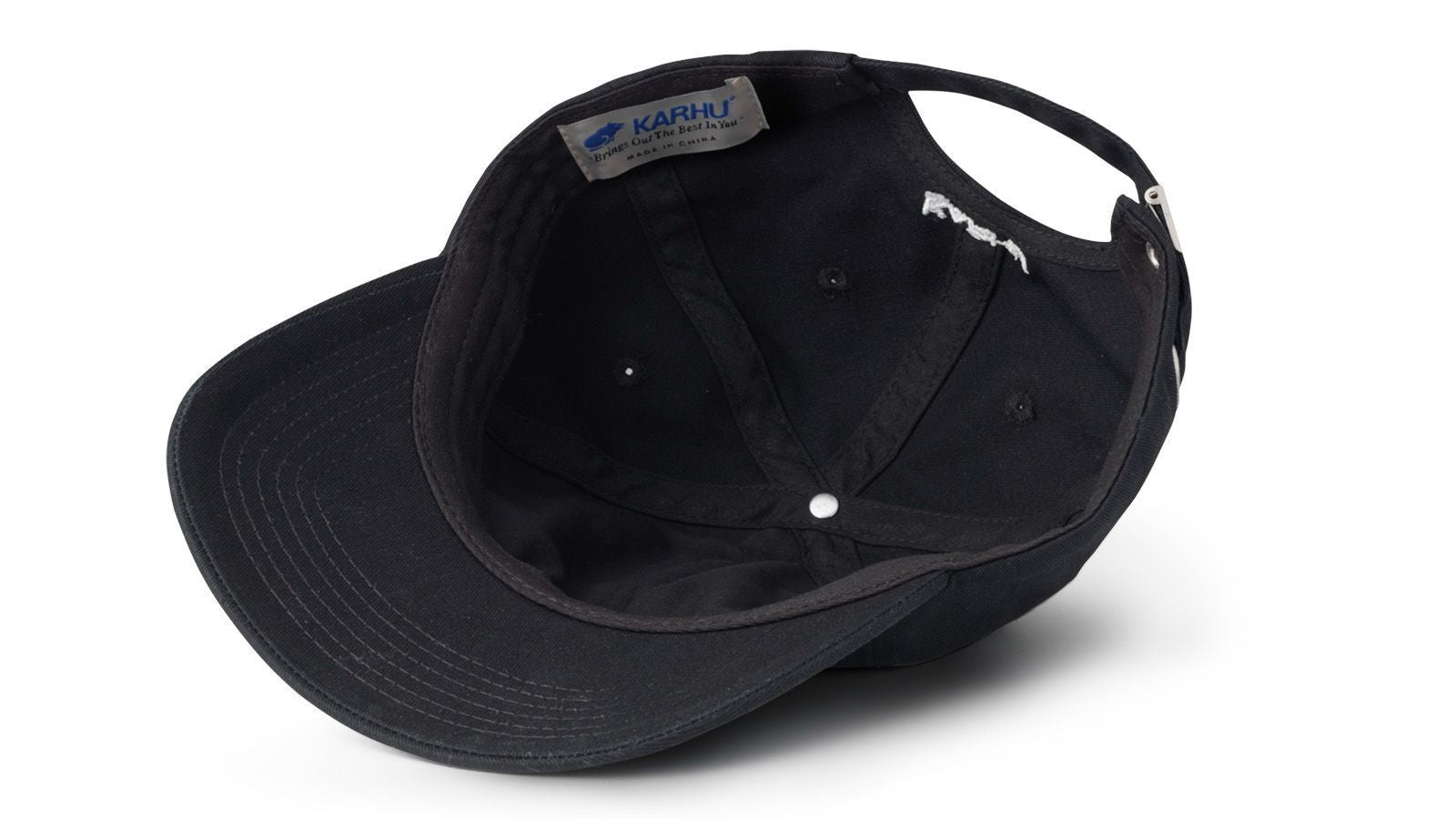 classic logo cap jet black / light grey – Karhu US