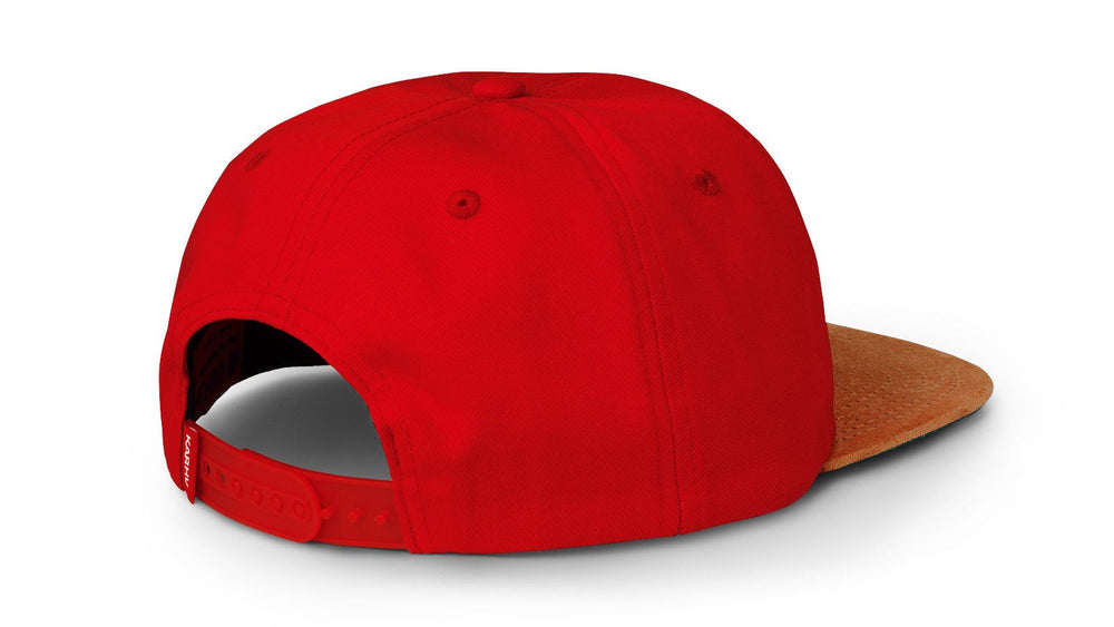 Karhu logo patch snapback - fiery red / strong blue – Karhu US