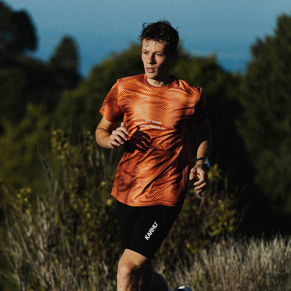 Karhu men's running T-shirt orange gradient / white. – Karhu US