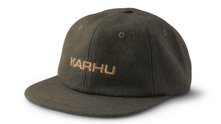 Caps | Men Karhu Logo Cap - Dark Olive / Brown Sugar