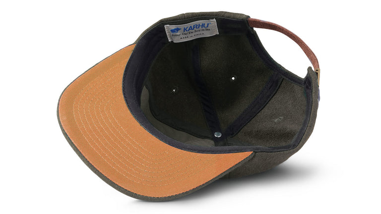 Caps | Men Karhu Logo Cap - Dark Olive / Brown Sugar