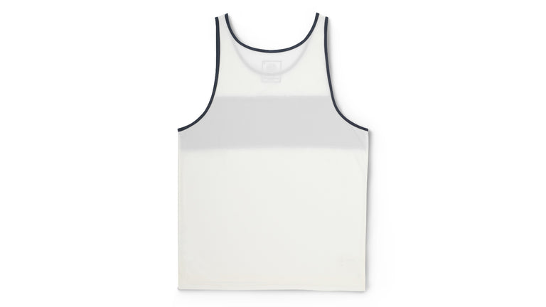 Running Apparel | Women Karhu SUN RUN SINGLET - OFF WHITE/ESTATE BLUE