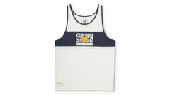 Running Apparel | Women Karhu SUN RUN SINGLET - OFF WHITE/ESTATE BLUE
