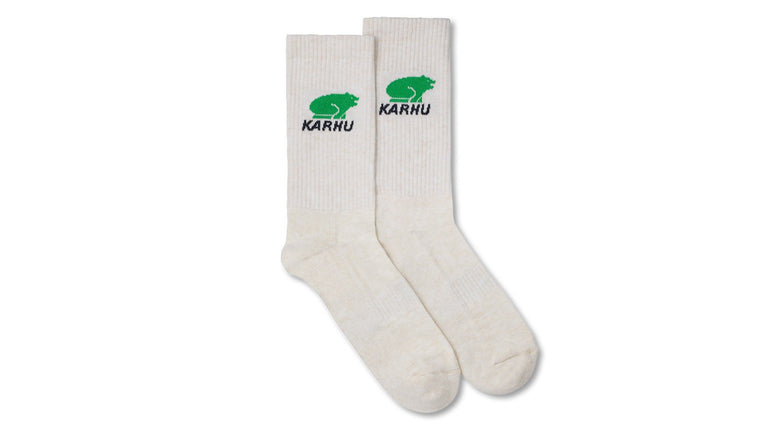 Socks | Men Karhu Classic Logo Sock Lily White / Island Green
