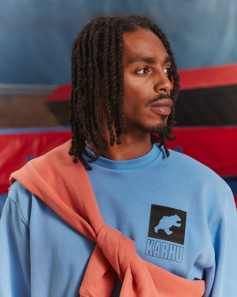 Sweatshirts | Men Karhu Sport Bear Logo Sweatshirt Marina/Jet Black