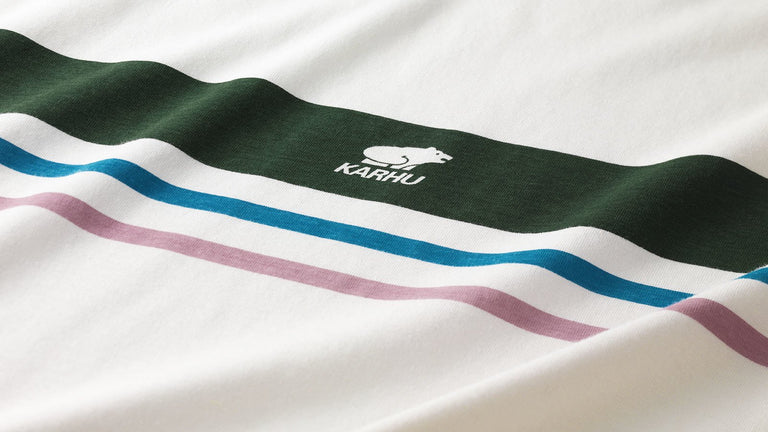 T-Shirts | Men Karhu 77125 T-shirt Bright White / Dark Forest