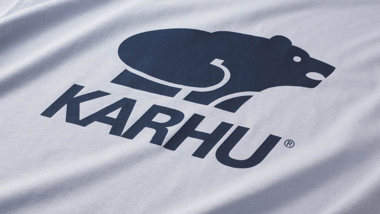 T-Shirts | Men Karhu Basic Logo T-shirt Arctic Ice / True Navy