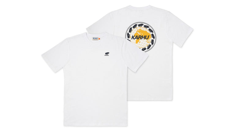 T-Shirts | Men Karhu Worldwide T-shirt - White / India Ink